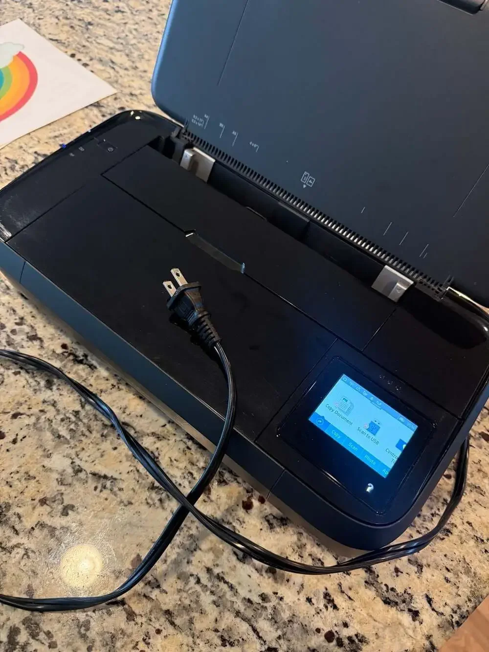 HP OfficeJet 250 Mobile All-in-One Printer tested works great !